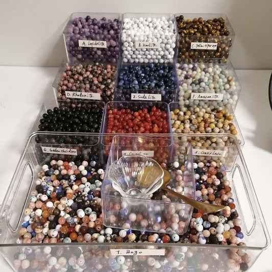 Mix beads scoops (Please write a note about how many scoops / material)(live show)