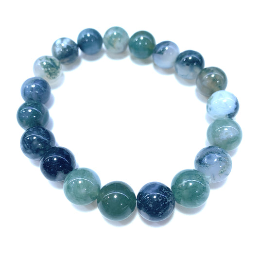 Moss agate bracelet