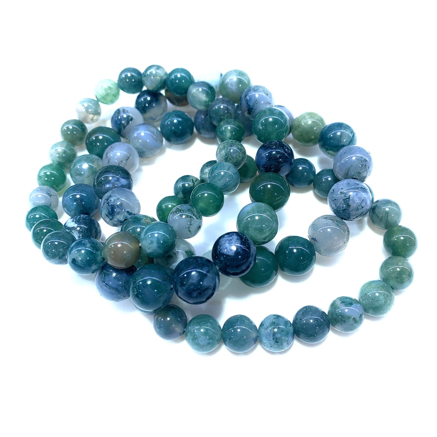 Moss agate bracelet