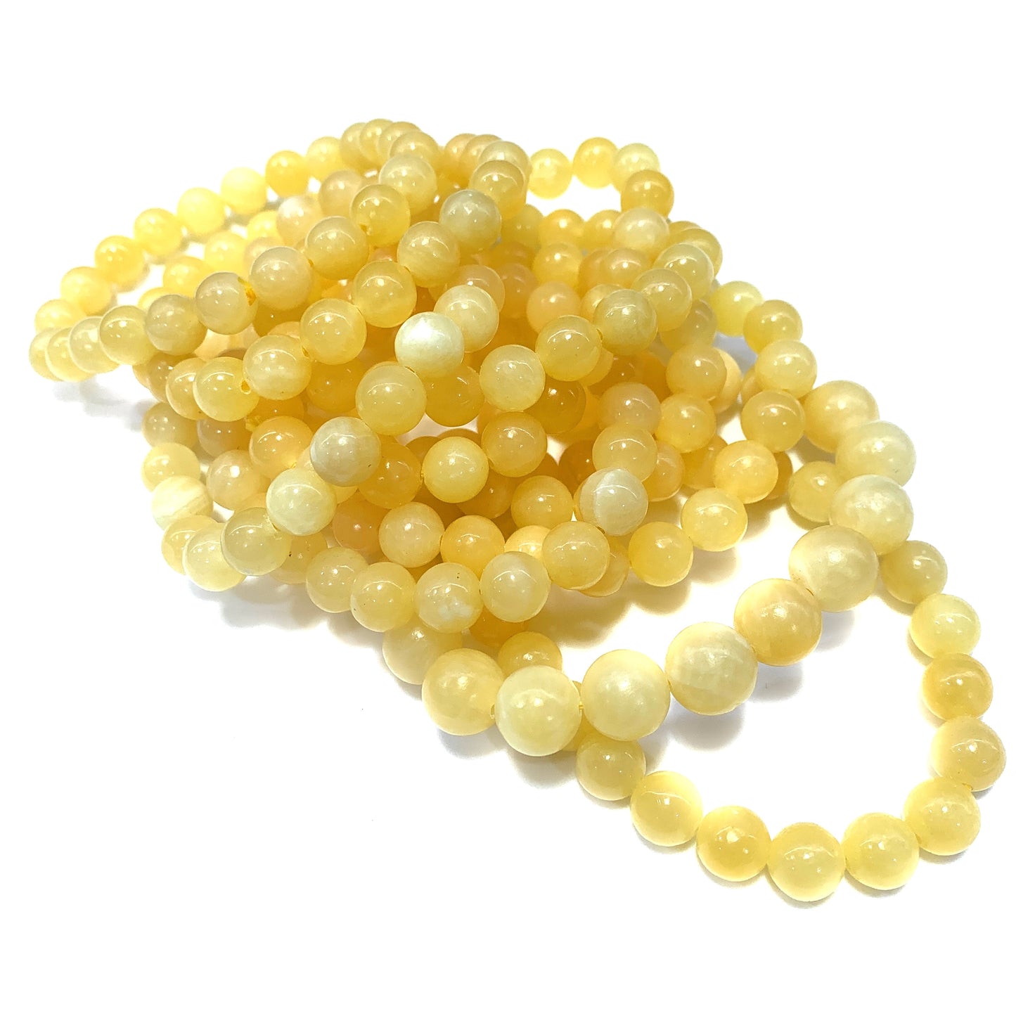 Yellow calcite bracelet